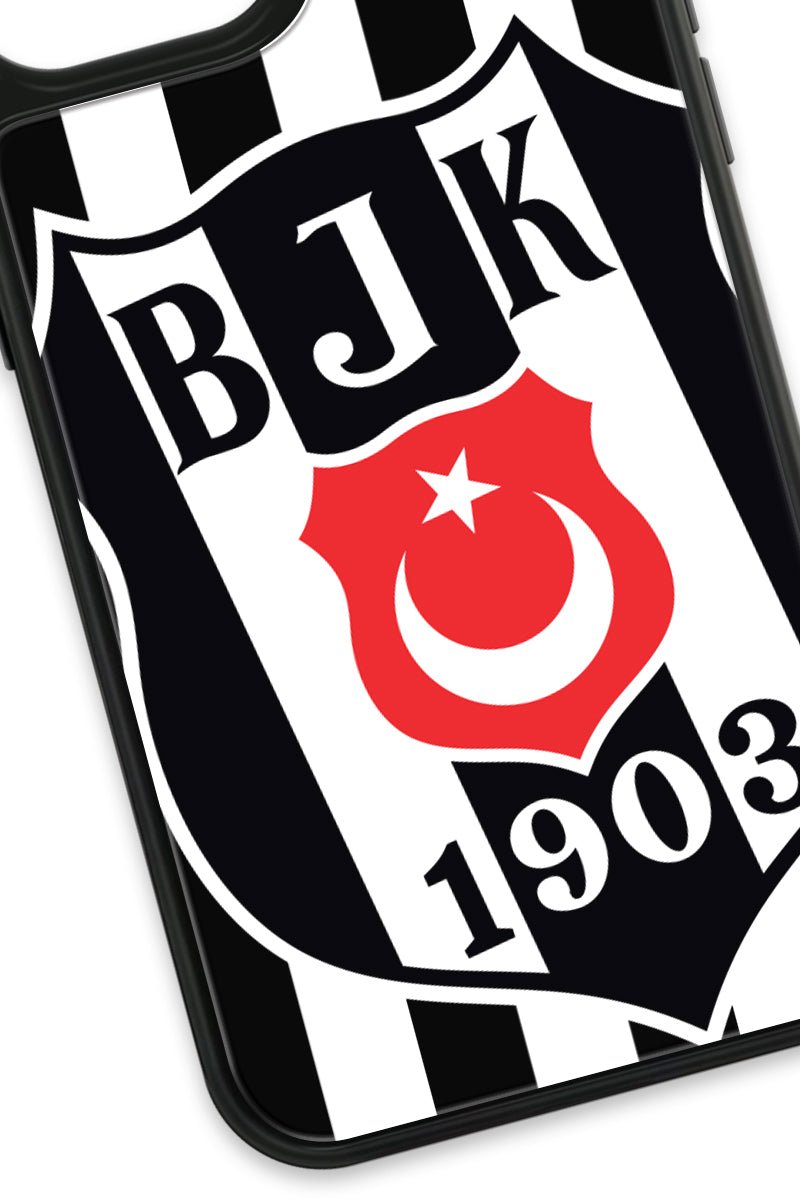 Beşiktaş Büyük Arma Cam Telefon Kılıfı