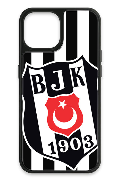 Beşiktaş Büyük Arma Cam Telefon Kılıfı