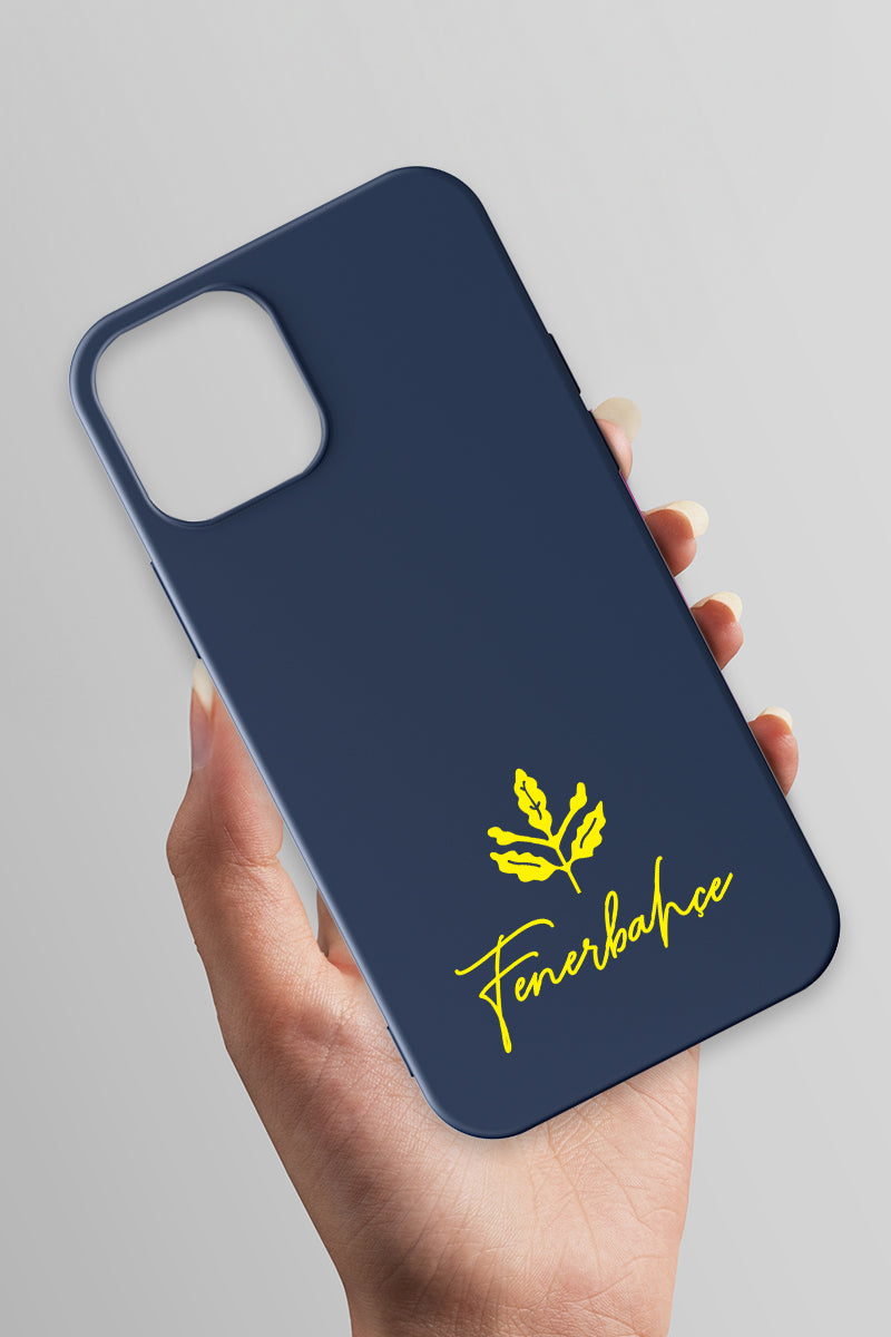 Fenerbahçe Palamut Lacivert Silikon Telefon Kılıfı
