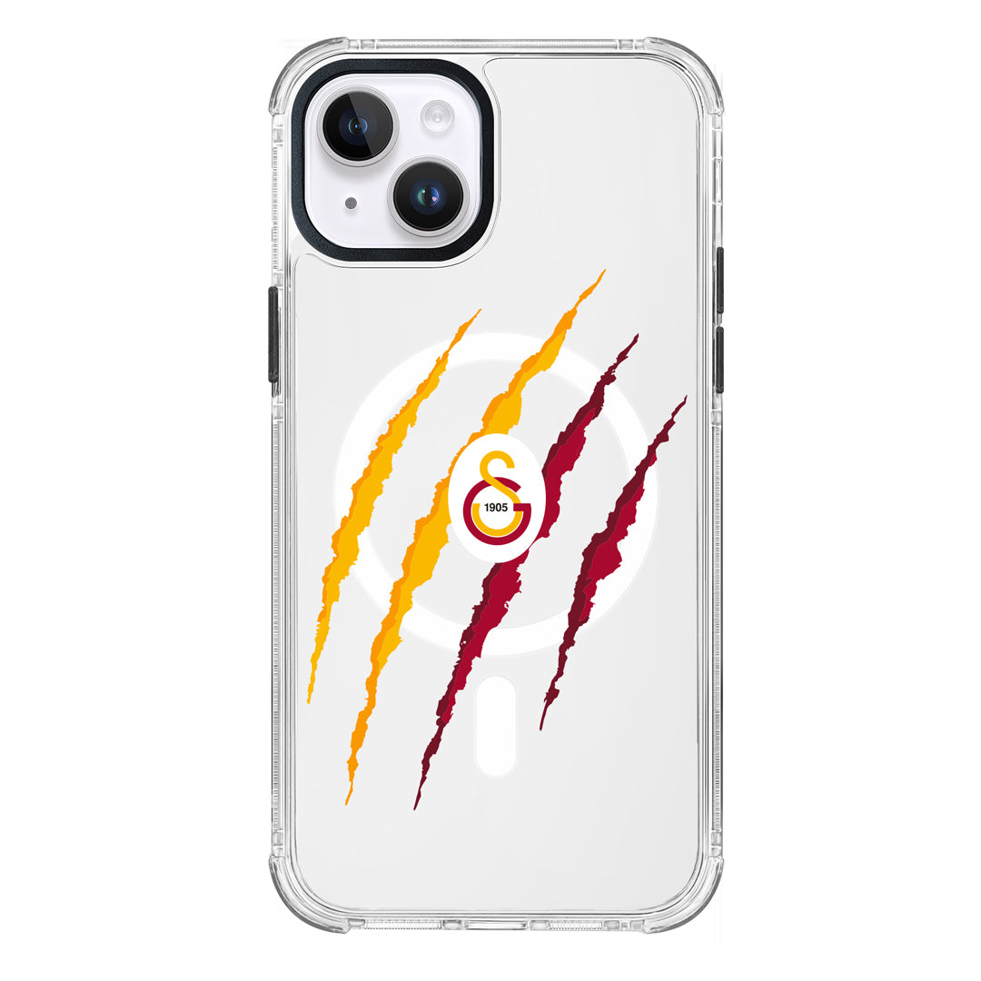 Galatasaray Aslan Pençe Magsafe Şeffaf Telefon Kılıfı