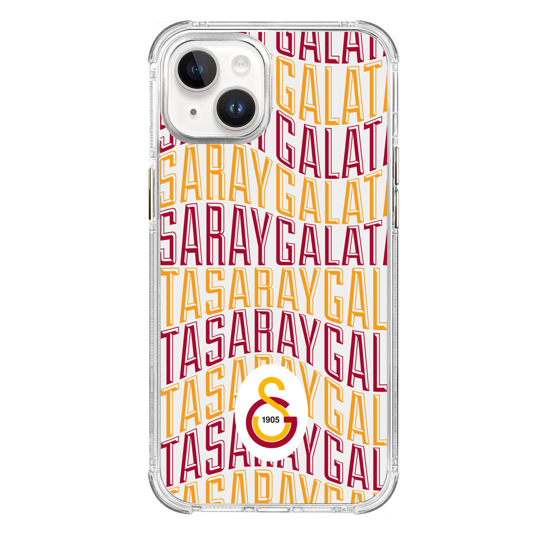 Galatasaray Bayrak Metin Şeffaf Telefon Kılıfı