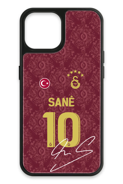Galatasaray Leroy Sane 3. Forma İmzalı Cam Telefon Kılıfı