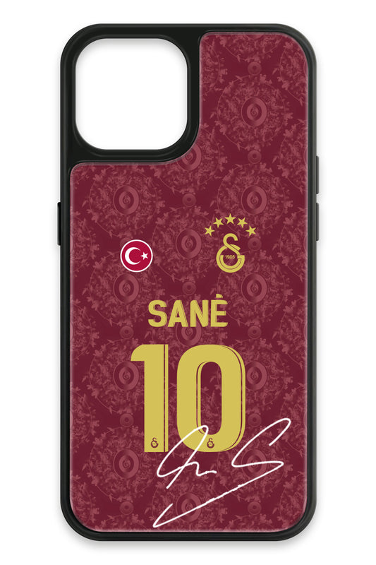 Galatasaray Leroy Sane 3. Forma İmzalı Cam Telefon Kılıfı