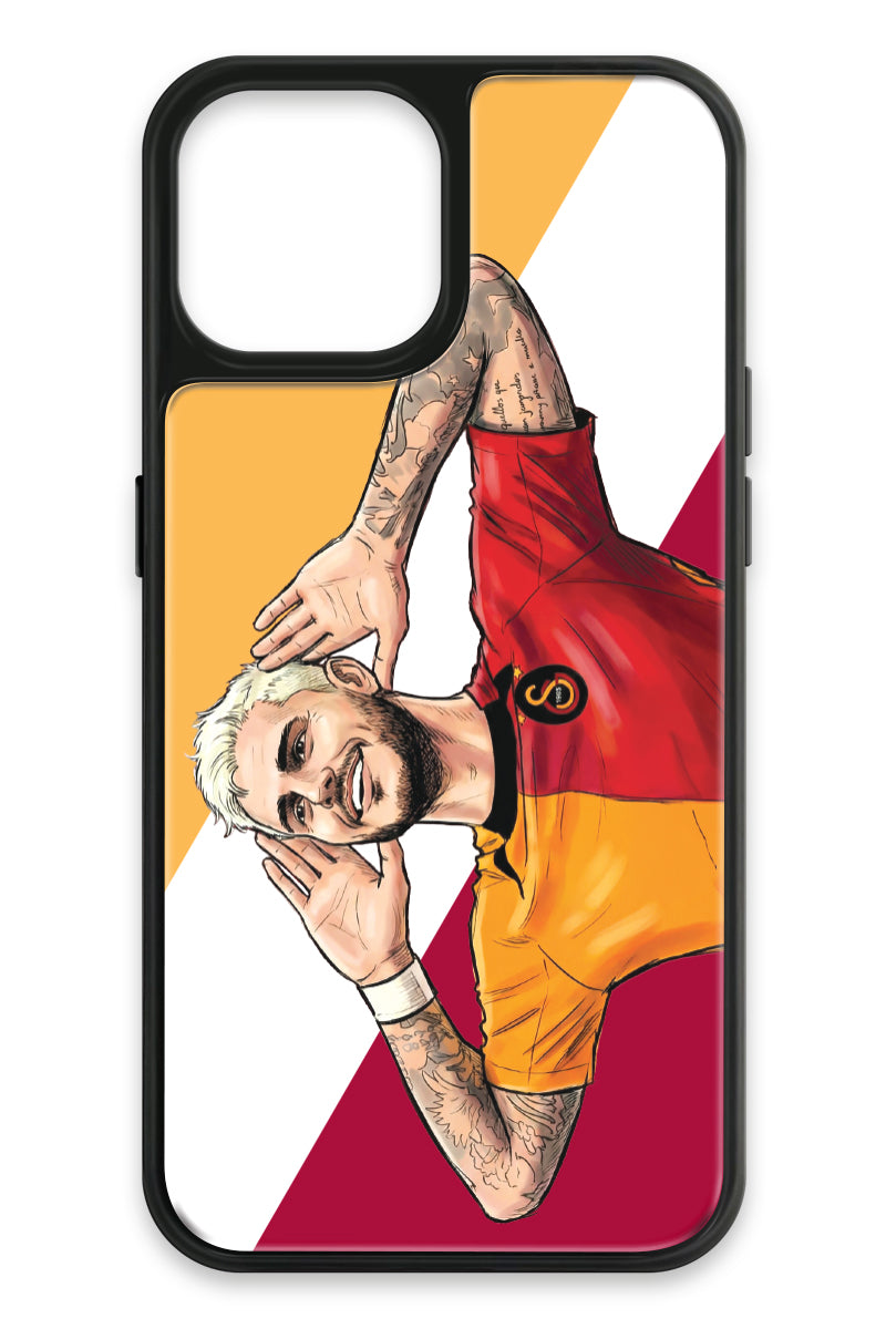 Galatasaray Mauro Icardi Gol Sevinci Cam Telefon Kılıfı
