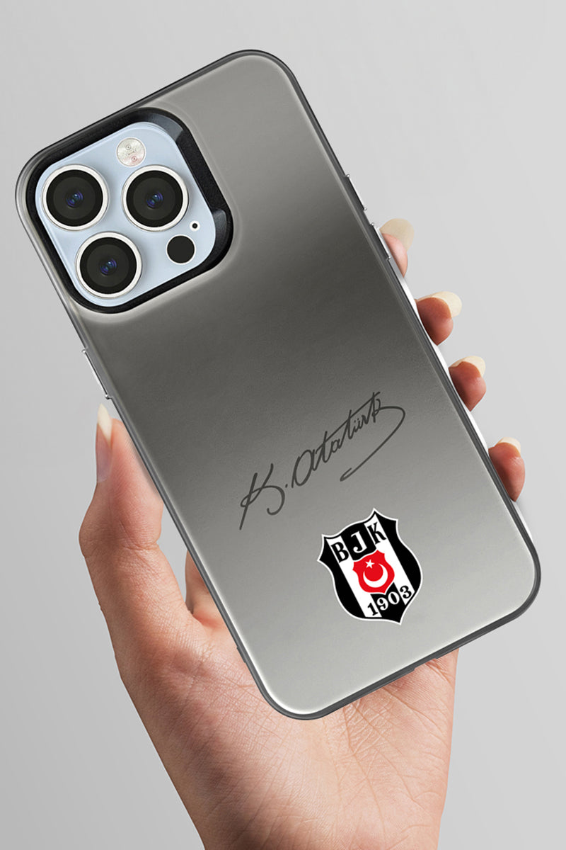 Beşiktaş ATA İmza Arma Premium Telefon Kılıfı