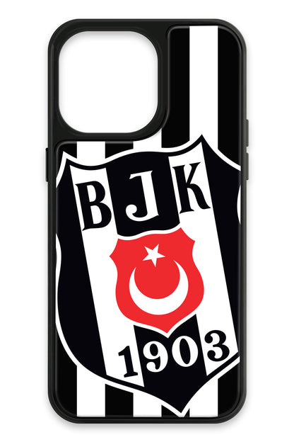 Beşiktaş Büyük Arma Cam Telefon Kılıfı