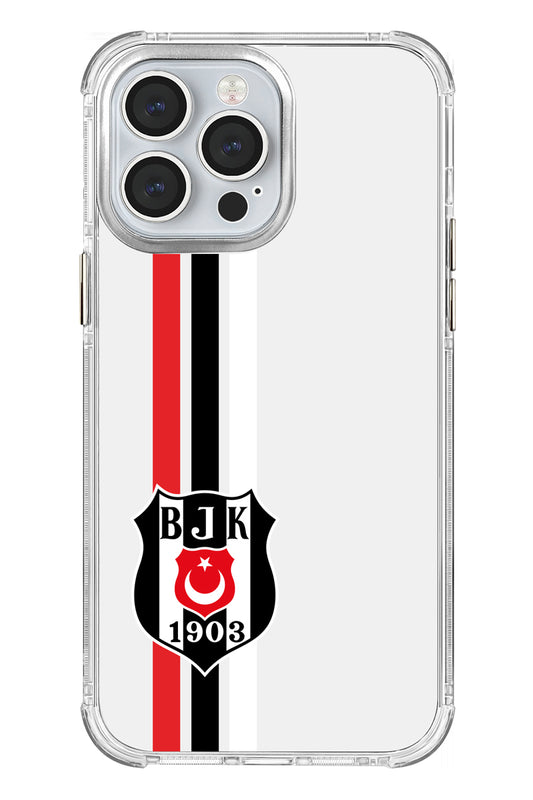 Beşiktaş Çizgi Arma Şeffaf Telefon Kılıfı
