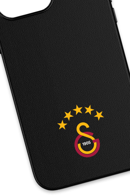Galatasaray 5 Yıldız Arma Deri Magsafe Telefon Kılıfı