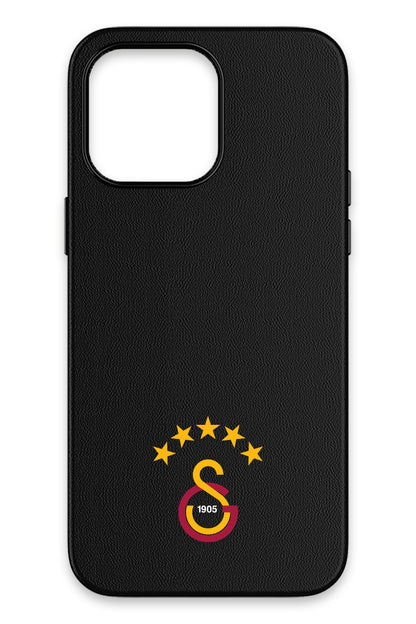 Galatasaray 5 Yıldız Arma Deri Magsafe Telefon Kılıfı