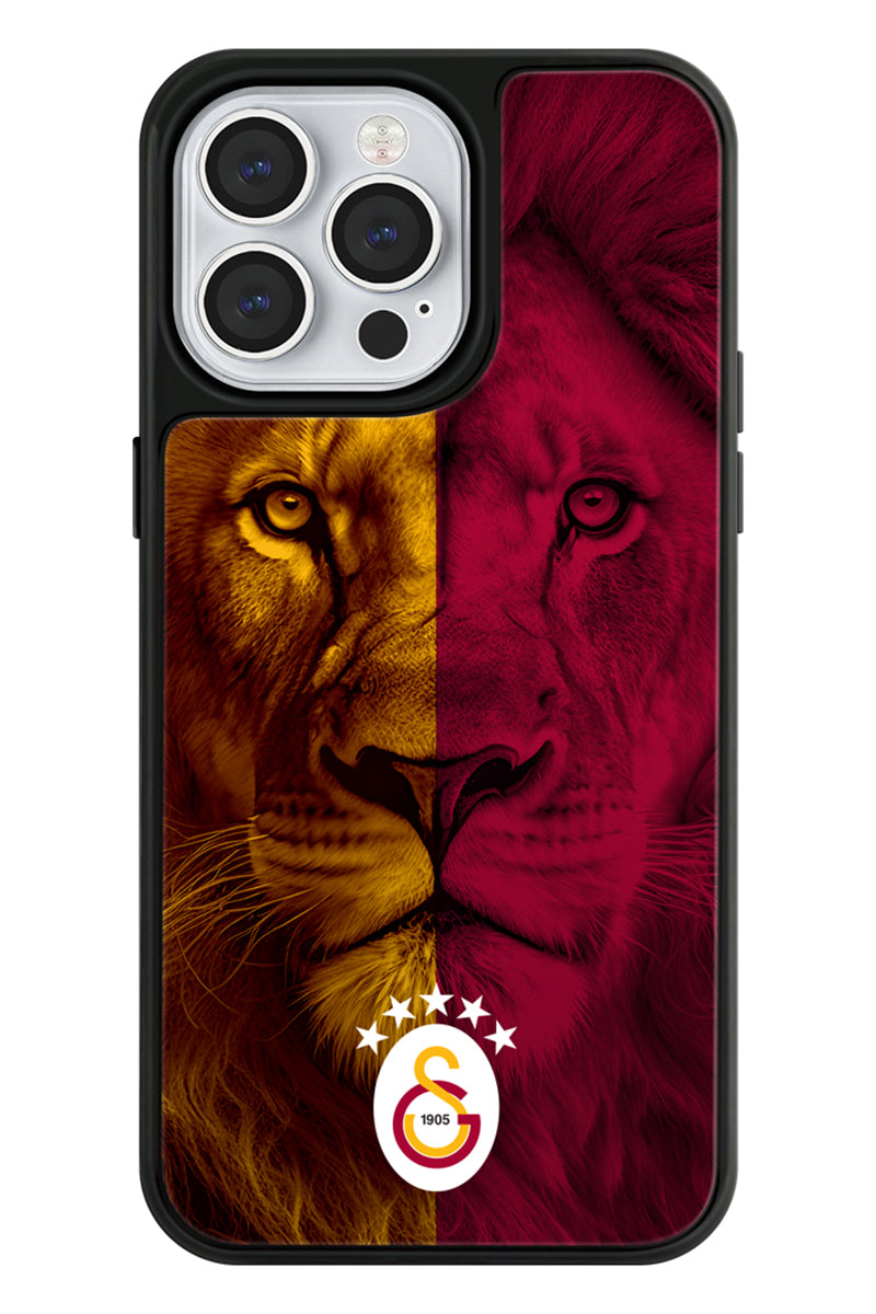 Galatasaray 5 Yıldız Parçalı Aslan Telefon Kılıfı