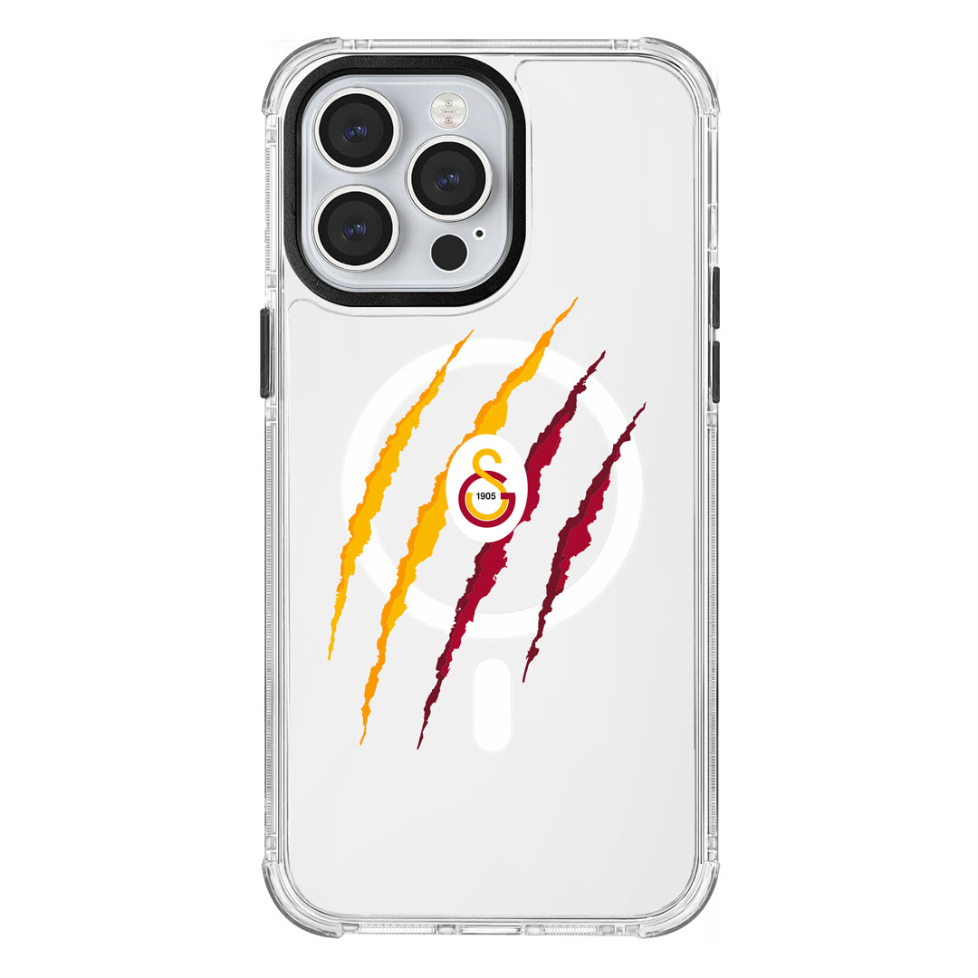 Galatasaray Aslan Pençe Magsafe Şeffaf Telefon Kılıfı