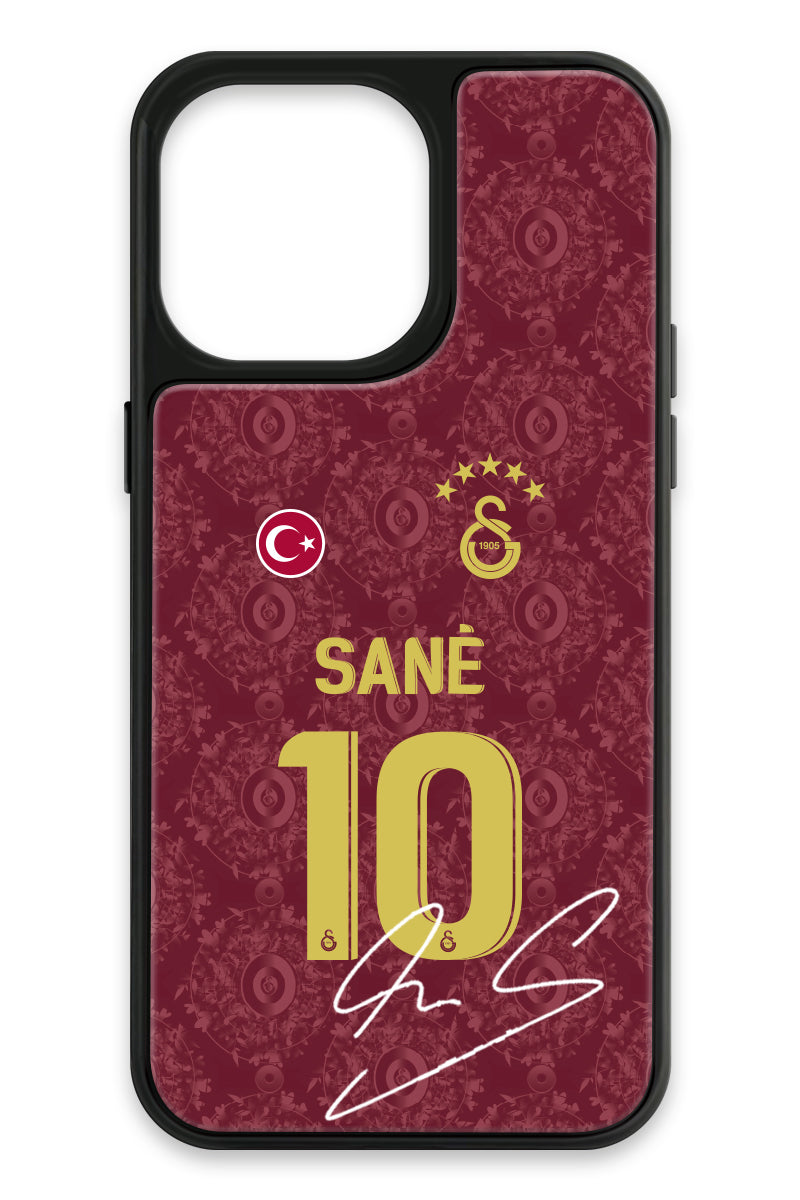 Galatasaray Leroy Sane 3. Forma İmzalı Cam Telefon Kılıfı