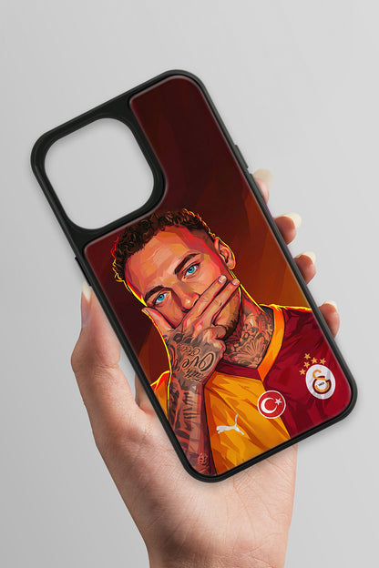 Galatasaray Noa Lang Gol Sevinci Cam Telefon Kılıfı