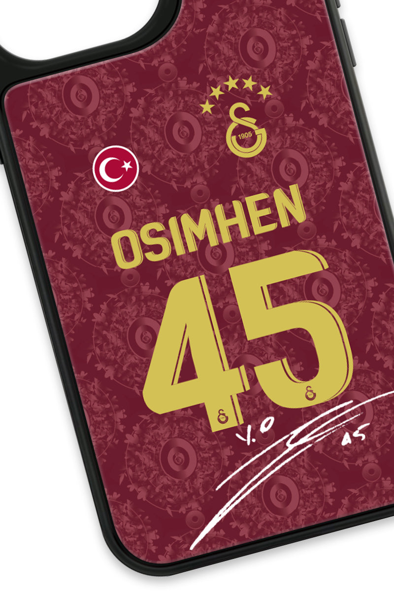Galatasaray Victor Osimhen 3. Forma İmzalı Cam Telefon Kılıfı
