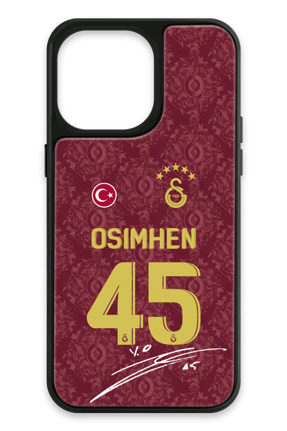 Galatasaray Victor Osimhen 3. Forma İmzalı Cam Telefon Kılıfı