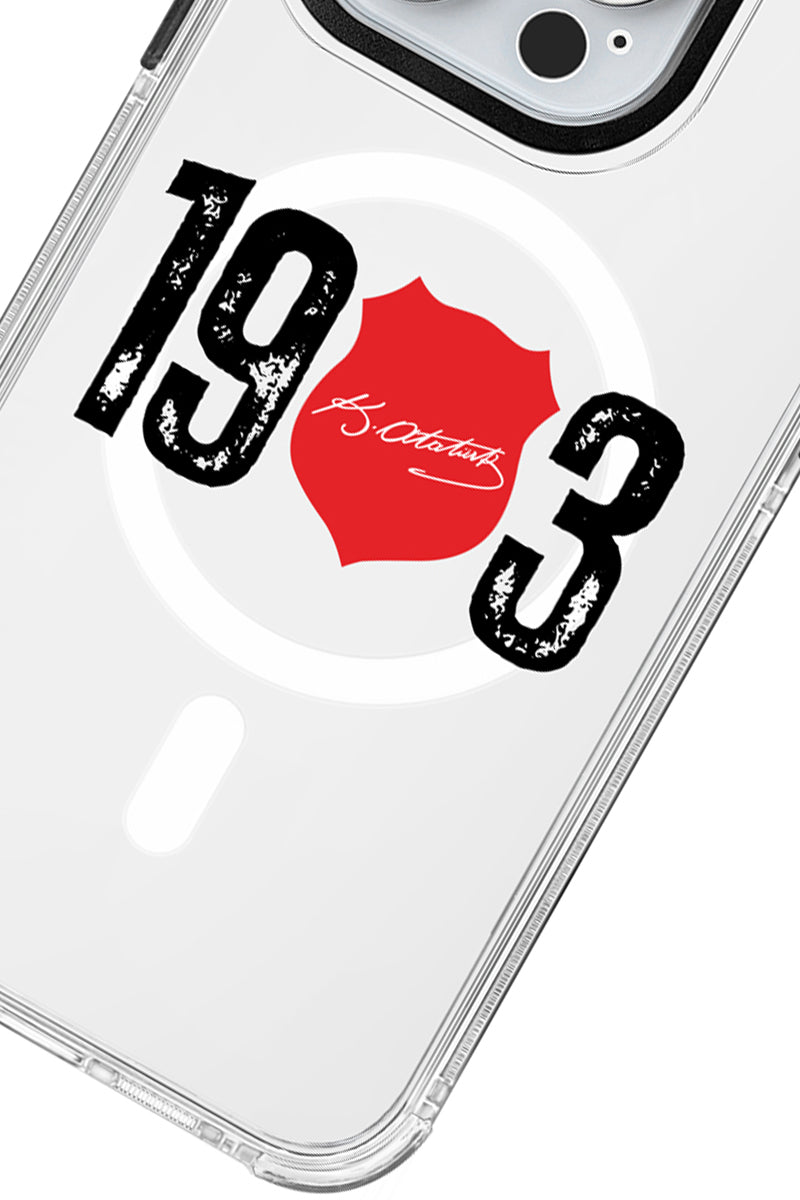 Beşiktaş ATA İmza 1903 Magsafe Şeffaf Telefon Kılıfı