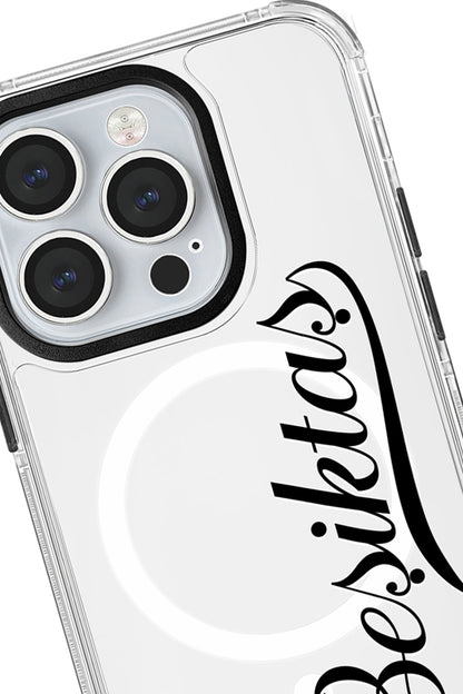 Beşiktaş El Yazı Magsafe Şeffaf Telefon Kılıfı