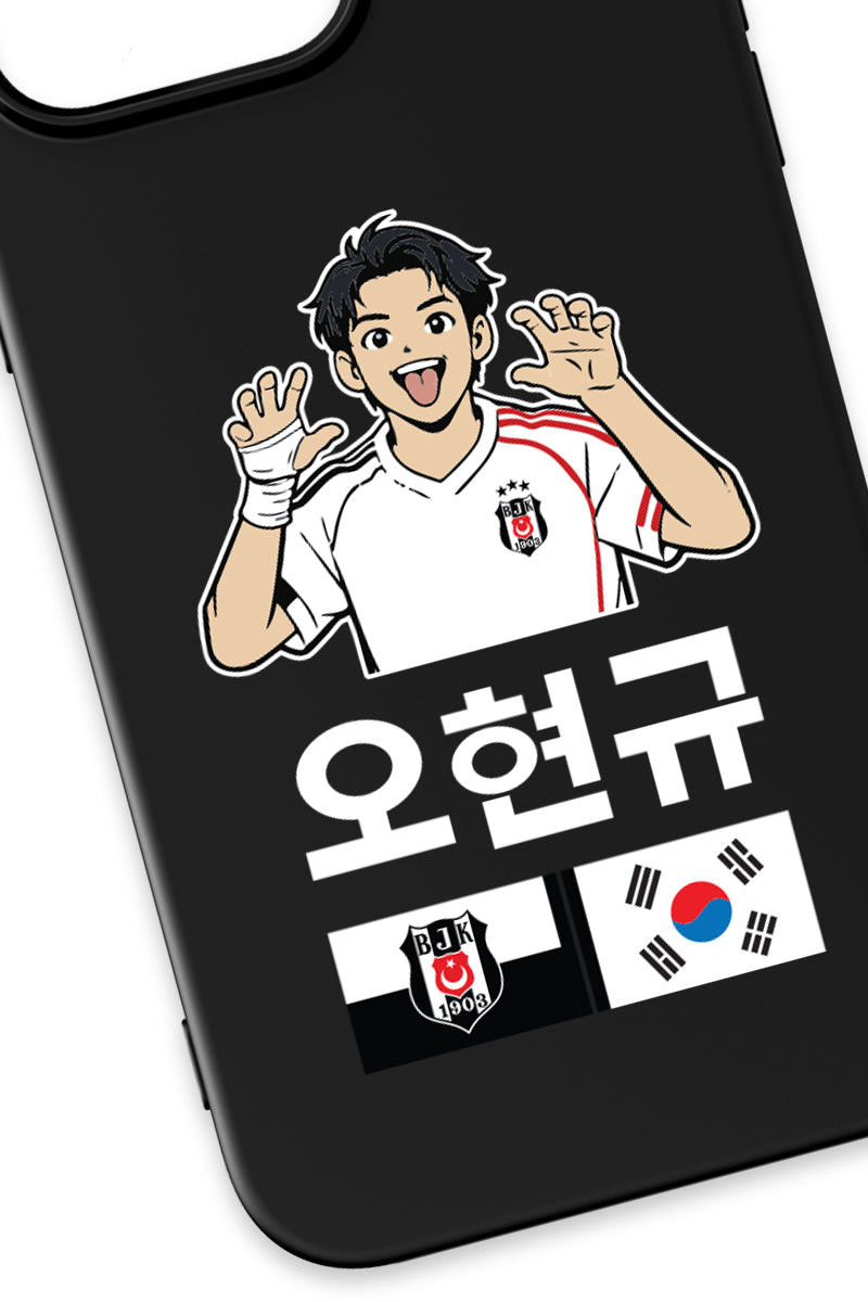 Beşiktaş HyeonGyu OH Siyah Silikon Telefon Kılıfı