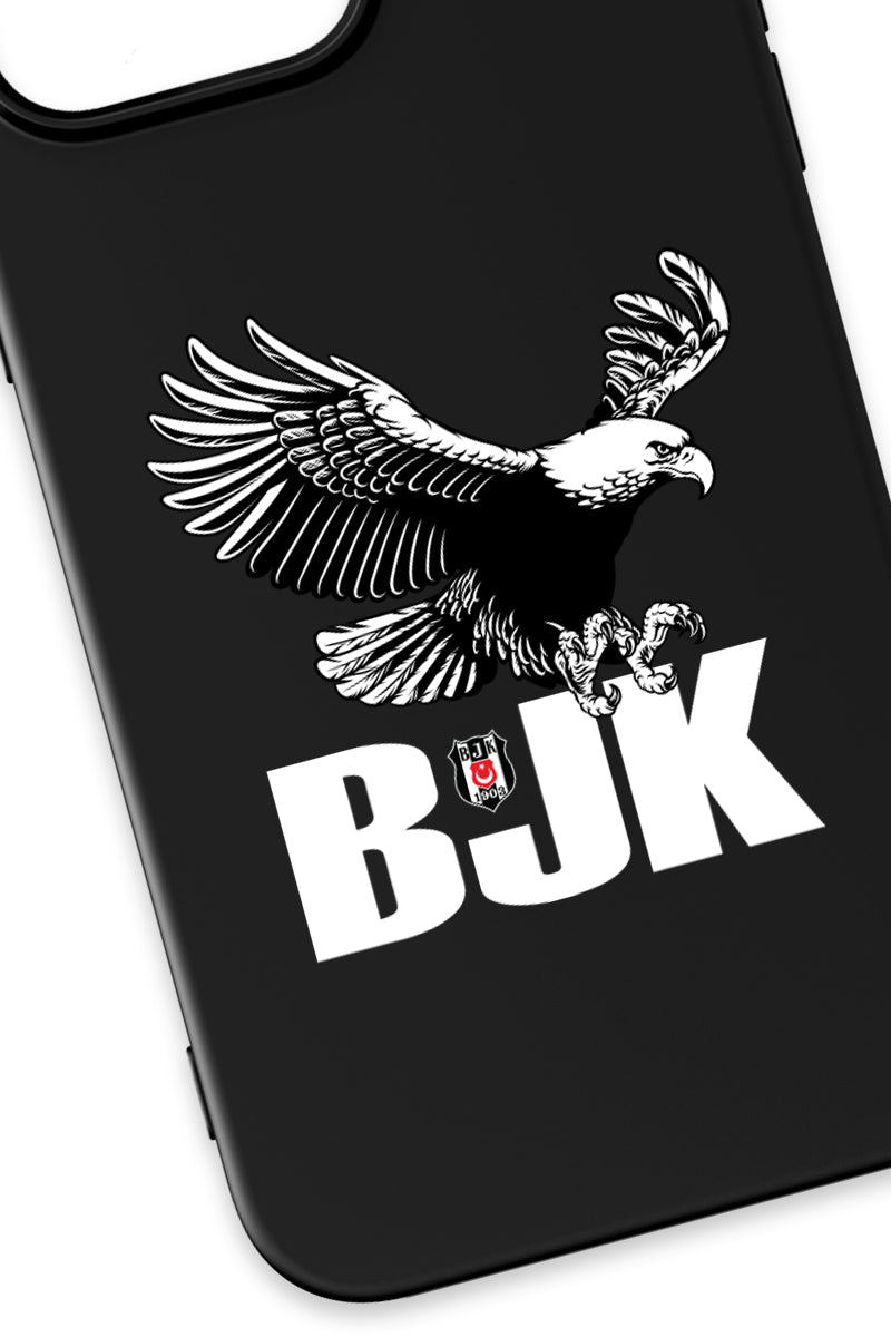 Beşiktaş Kartal BJK Siyah Silikon Telefon Kılıfı