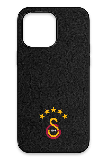 Galatasaray 5 Yıldız Arma Deri Magsafe Telefon Kılıfı