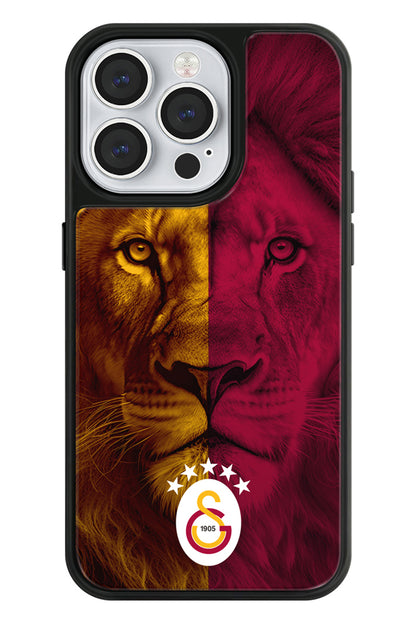 Galatasaray 5 Yıldız Parçalı Aslan Telefon Kılıfı