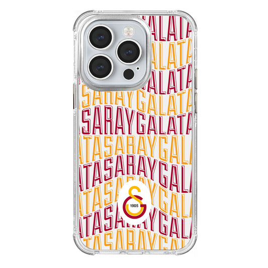 Galatasaray Bayrak Metin Şeffaf Telefon Kılıfı