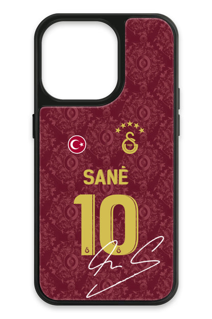 Galatasaray Leroy Sane 3. Forma İmzalı Cam Telefon Kılıfı