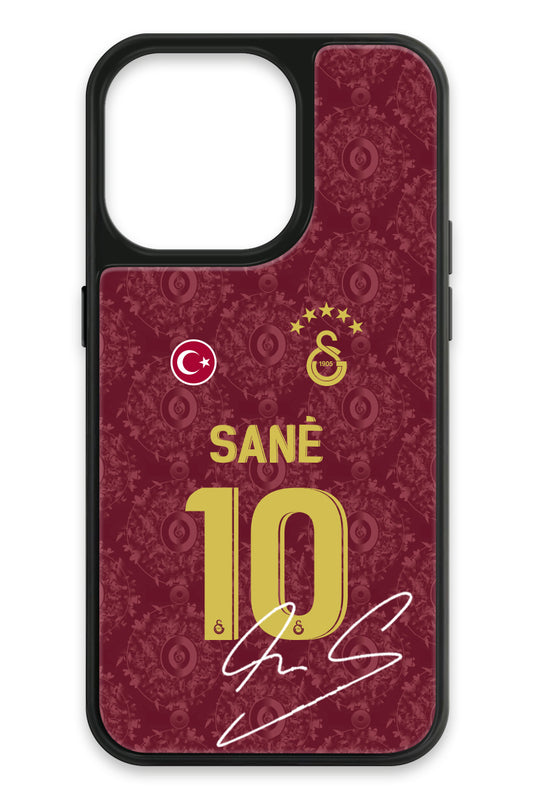 Galatasaray Leroy Sane 3. Forma İmzalı Cam Telefon Kılıfı