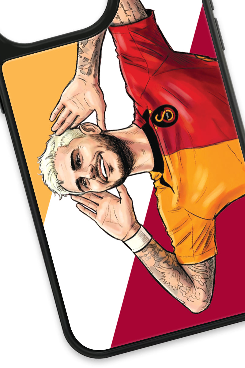 Galatasaray Mauro Icardi Gol Sevinci Cam Telefon Kılıfı