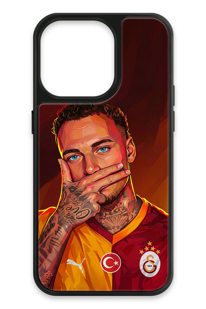 Galatasaray Noa Lang Gol Sevinci Cam Telefon Kılıfı