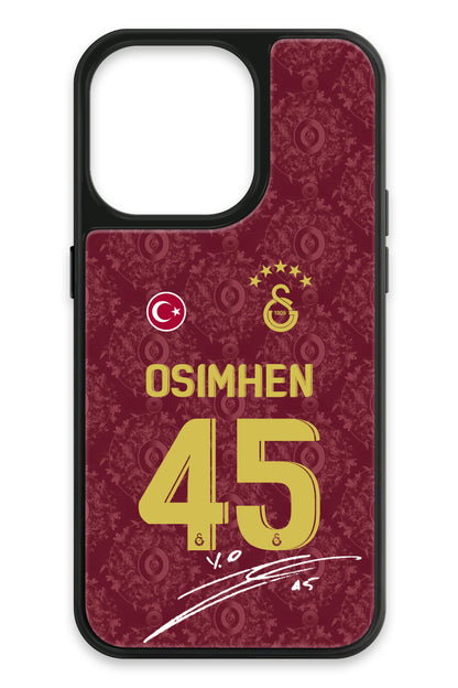 Galatasaray Victor Osimhen 3. Forma İmzalı Cam Telefon Kılıfı