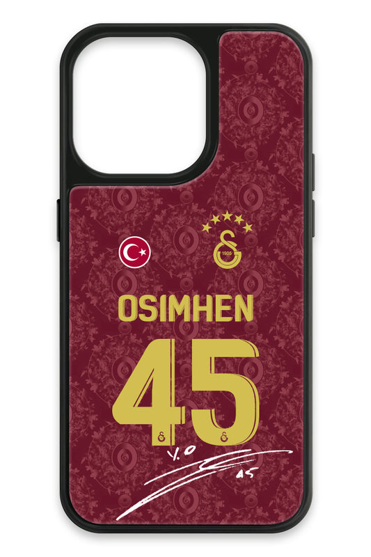 Galatasaray Victor Osimhen 3. Forma İmzalı Cam Telefon Kılıfı