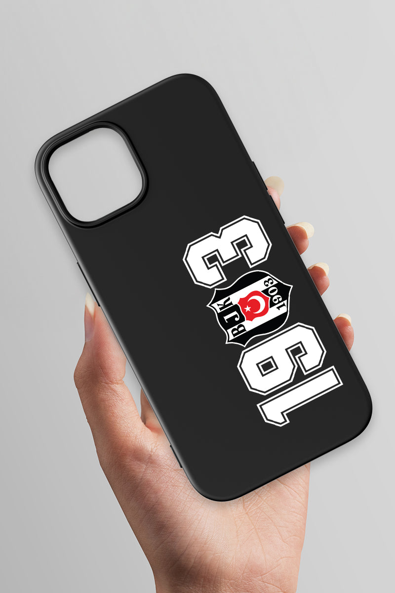 Beşiktaş 1903 Siyah Silikon Telefon Kılıfı