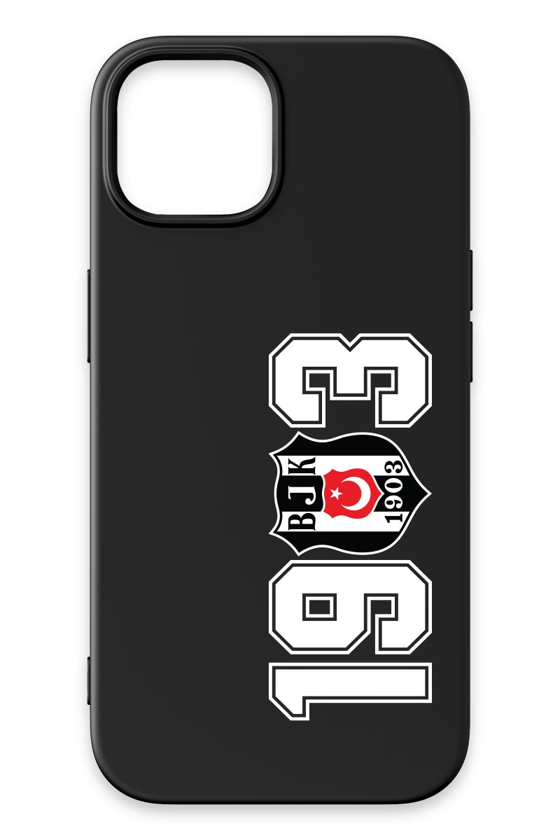 Beşiktaş 1903 Siyah Silikon Telefon Kılıfı