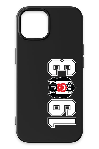 Beşiktaş 1903 Siyah Silikon Telefon Kılıfı