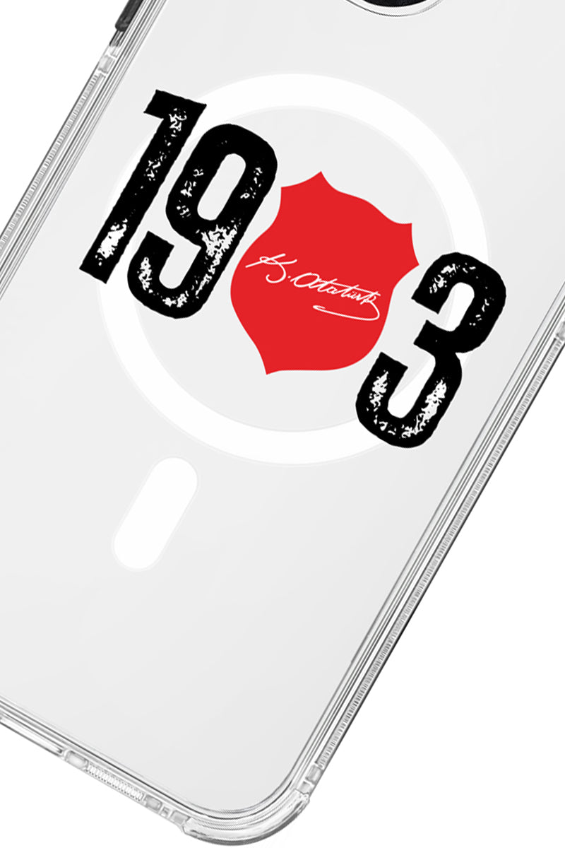 Beşiktaş ATA İmza 1903 Magsafe Şeffaf Telefon Kılıfı