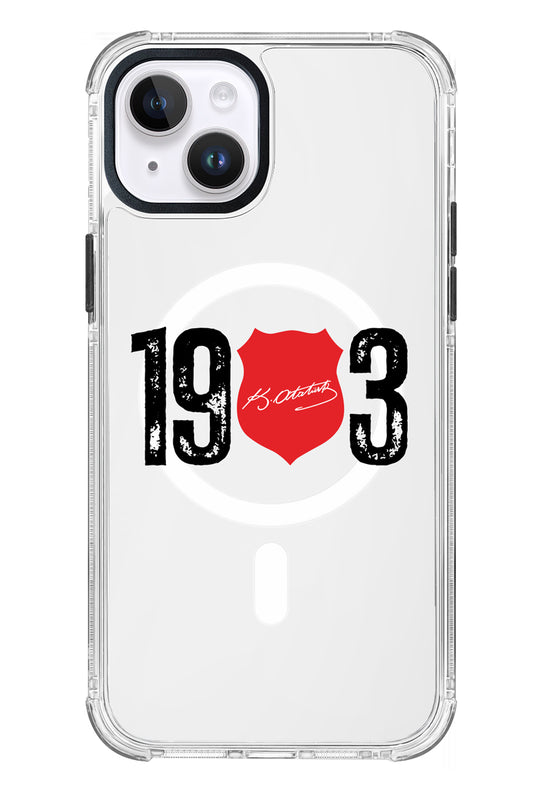 Beşiktaş ATA İmza 1903 Magsafe Şeffaf Telefon Kılıfı