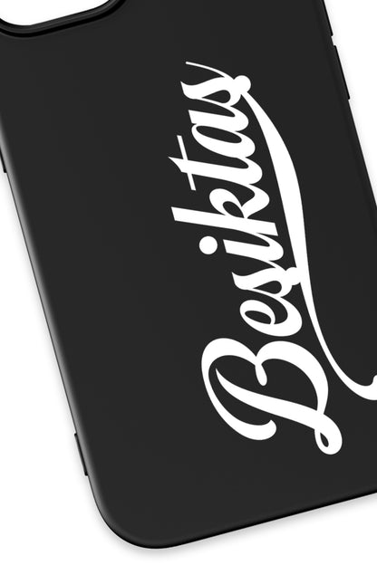Beşiktaş El Yazılı Siyah Telefon Kılıfı