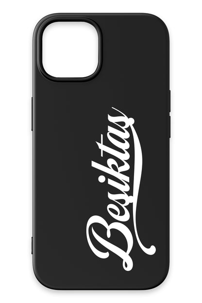 Beşiktaş El Yazılı Siyah Telefon Kılıfı