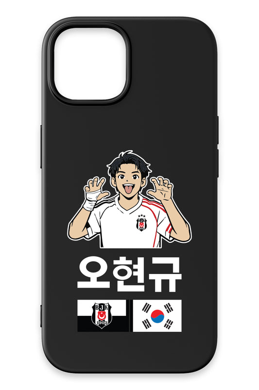 Beşiktaş HyeonGyu OH Siyah Silikon Telefon Kılıfı
