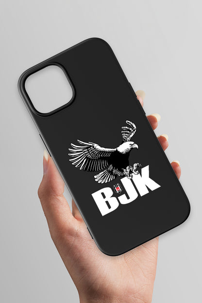Beşiktaş Kartal BJK Siyah Silikon Telefon Kılıfı