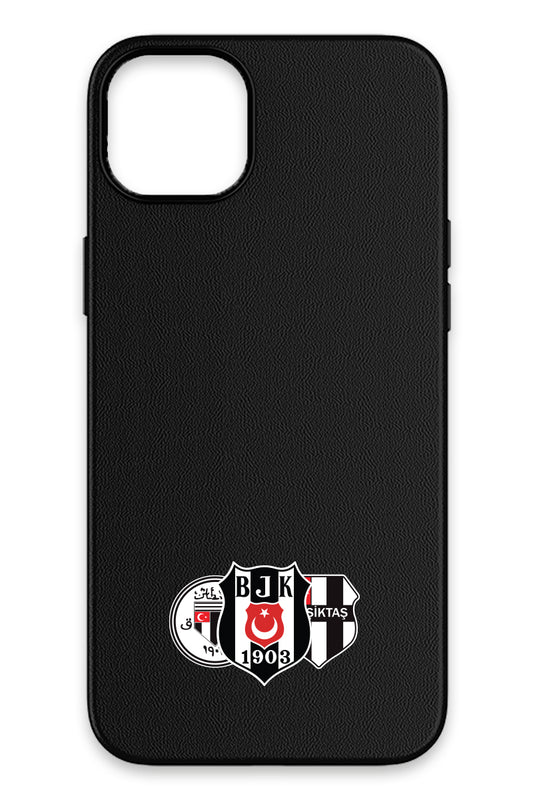 Beşiktaş Üç Arma Deri Magsafe Telefon Kılıfı