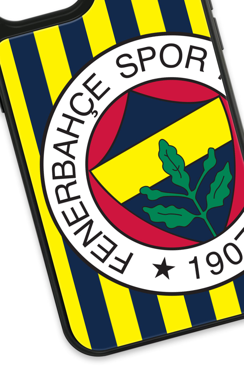 Fenerbahçe Çubuklu Büyük Arma Cam Telefon Kılıfı