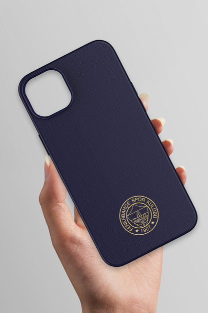 Fenerbahçe Gold Arma Deri Magsafe Telefon Kılıfı