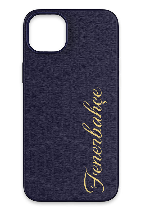 Fenerbahçe Gold El Yazı Deri Magsafe Telefon Kılıfı