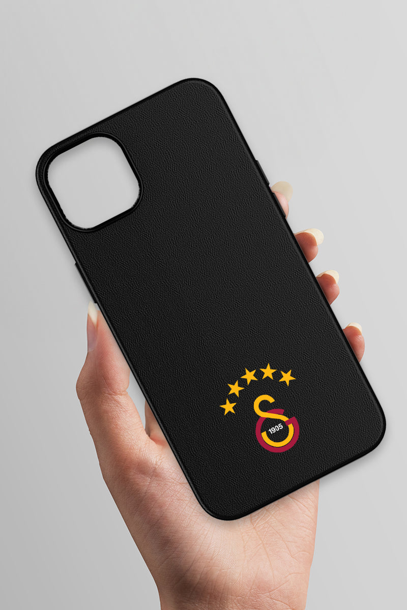 Galatasaray 5 Yıldız Arma Deri Magsafe Telefon Kılıfı