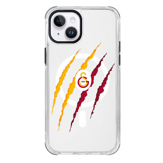 Galatasaray Aslan Pençe Magsafe Şeffaf Telefon Kılıfı