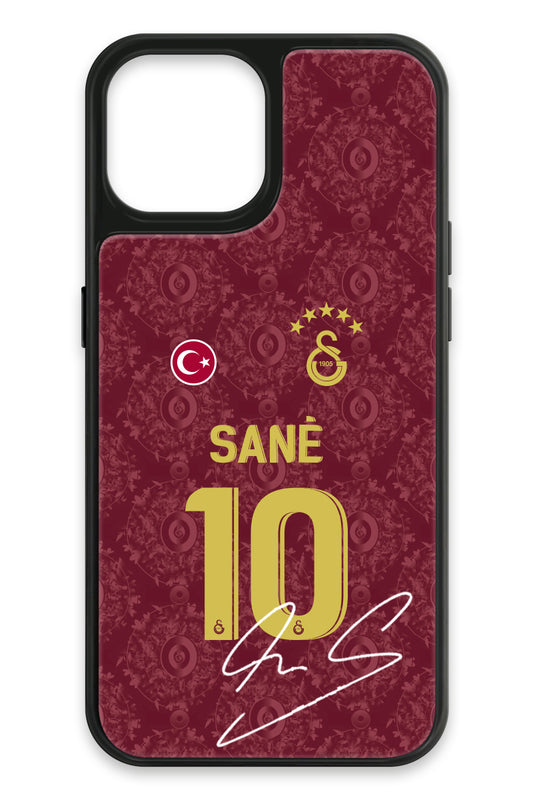 Galatasaray Leroy Sane 3. Forma İmzalı Cam Telefon Kılıfı