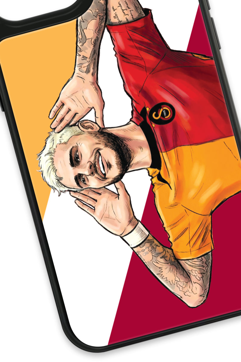 Galatasaray Mauro Icardi Gol Sevinci Cam Telefon Kılıfı