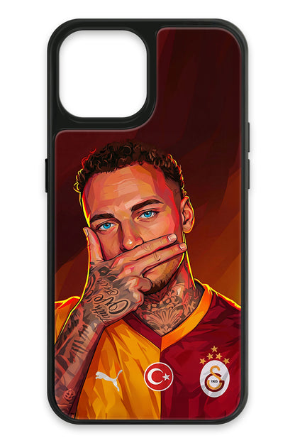 Galatasaray Noa Lang Gol Sevinci Cam Telefon Kılıfı